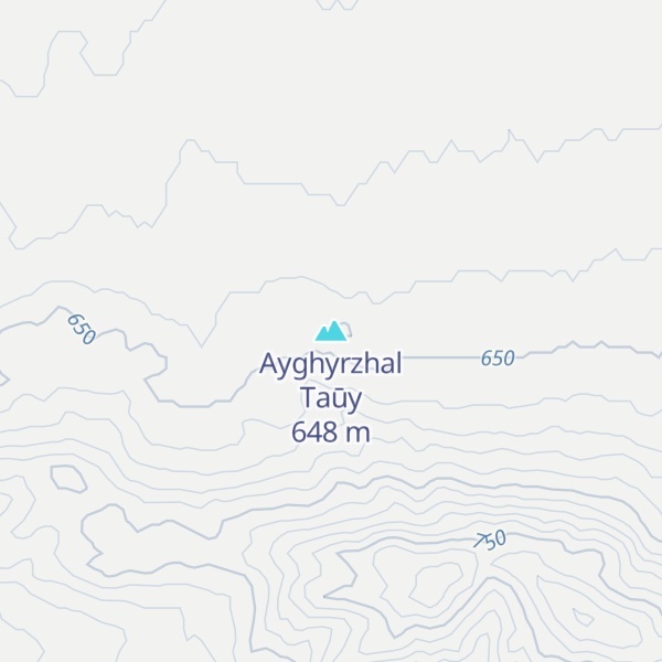 Map of Ayghyrzhal Taūy