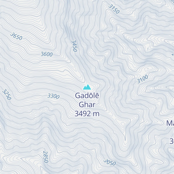 Map of Gadōlē Ghar