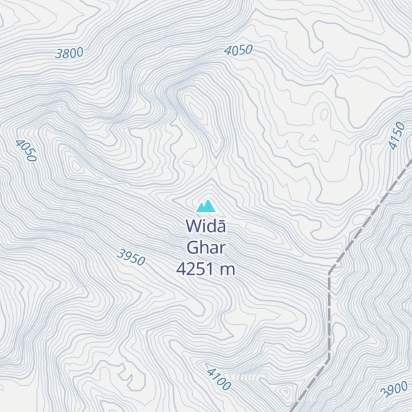 Map of Widā Ghar