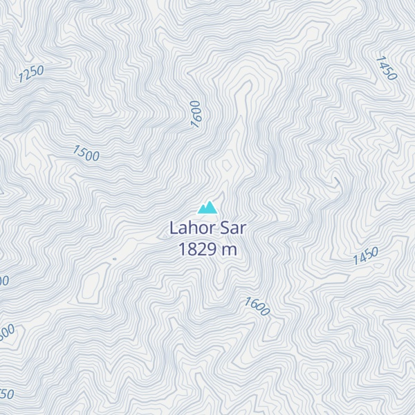 Map of Lahor Sar