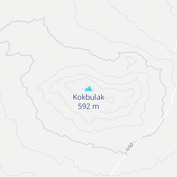 Map of Kokbulak