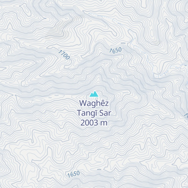 Map of Waghêz Tangī Sar
