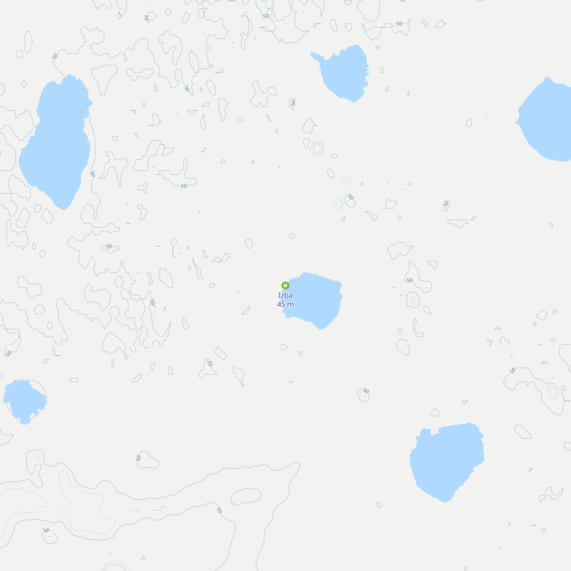 Izba map
