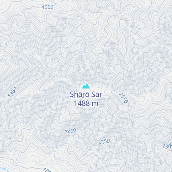 Map of S̲h̲āṟō Sar