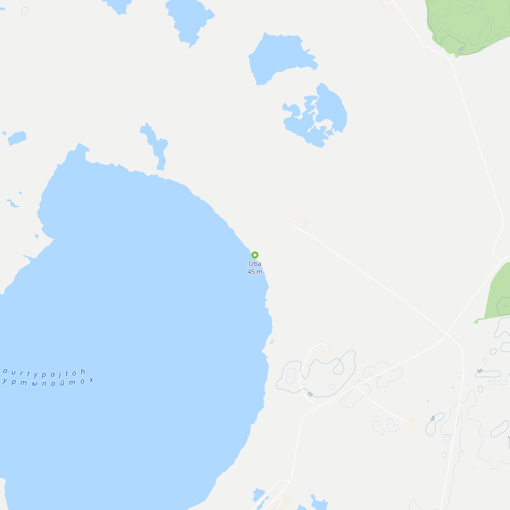 Izba map