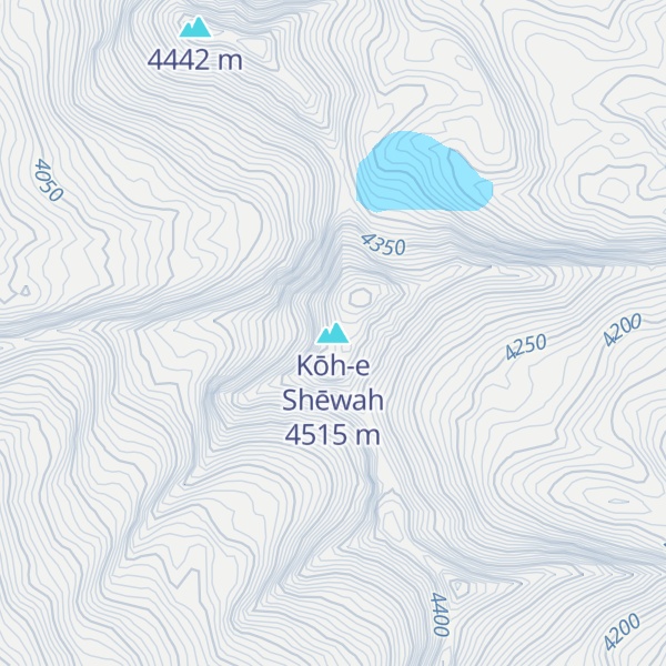 Map of Kōh-e Shēwah