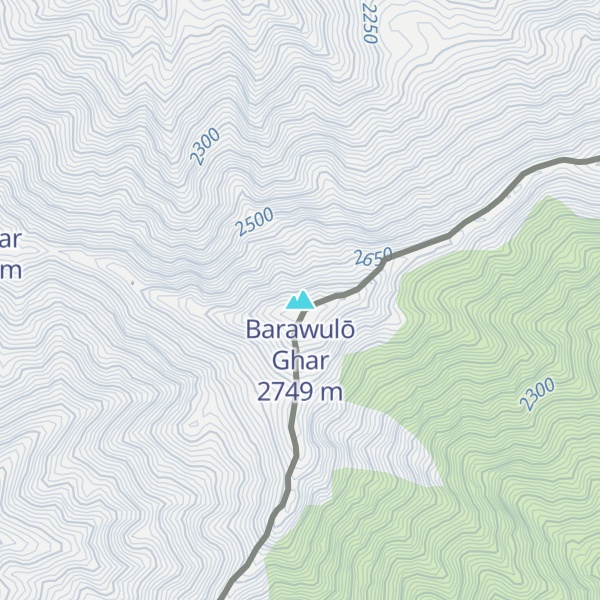 Map of Barawulō Ghar