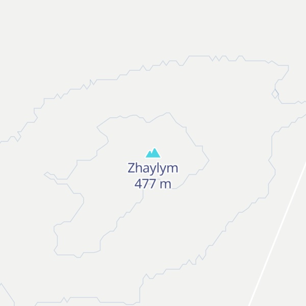 Map of Zhaylym