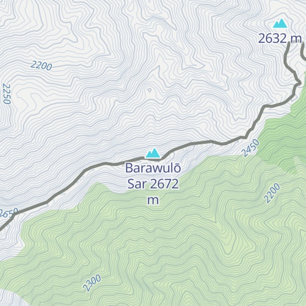 Map of Barawulō Sar