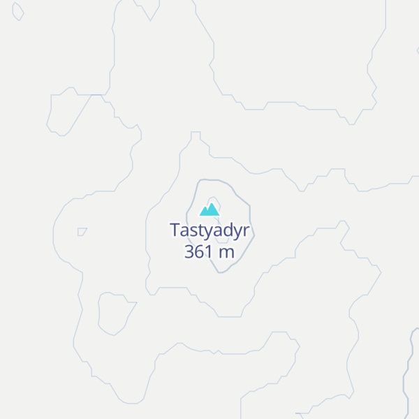 Map of Tastyadyr