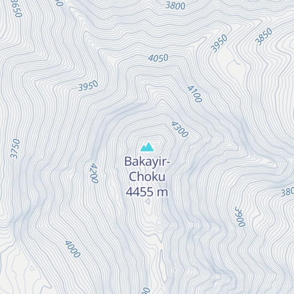 Map of Bakayir-Choku