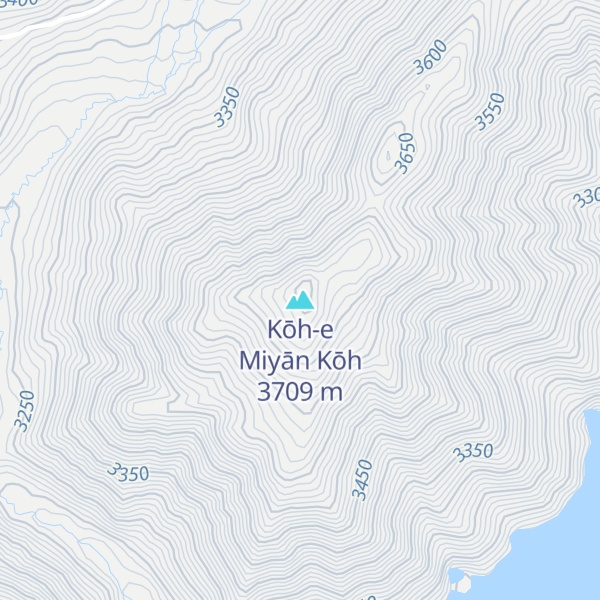 Map of Kōh-e Miyān Kōh