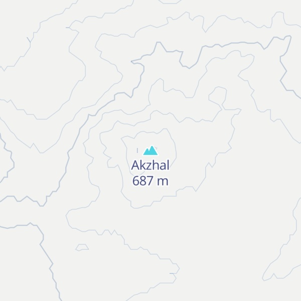 Map of Akzhal