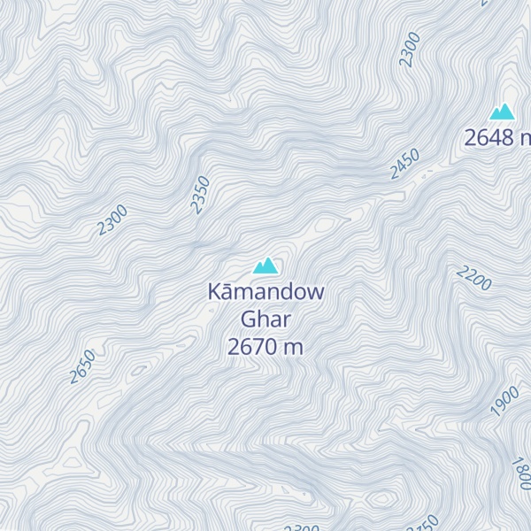 Map of Kāmandow Ghar