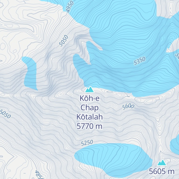 Map of Kōh-e Chap Kōtalah