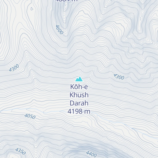 Map of Kōh-e Khush Darah