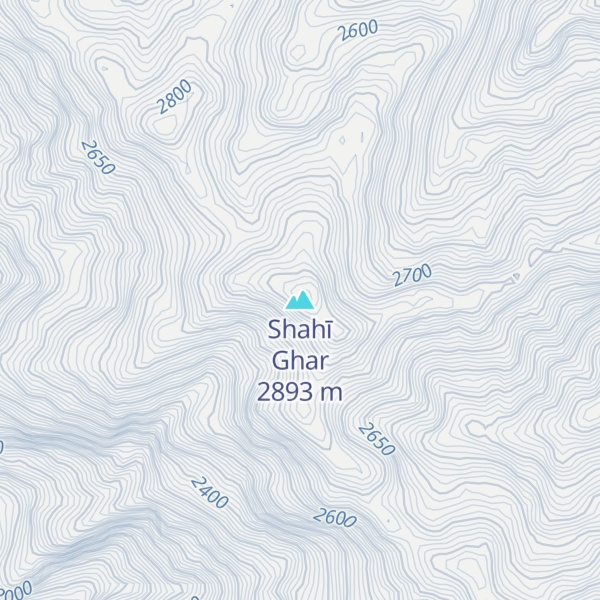 Map of Shahī Ghar