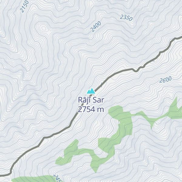 Map of Rājī Sar