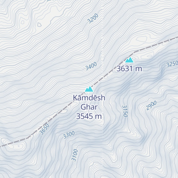 Map of Kāmdēsh Ghar