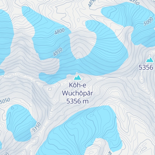 Map of Kōh-e Wuchōpār
