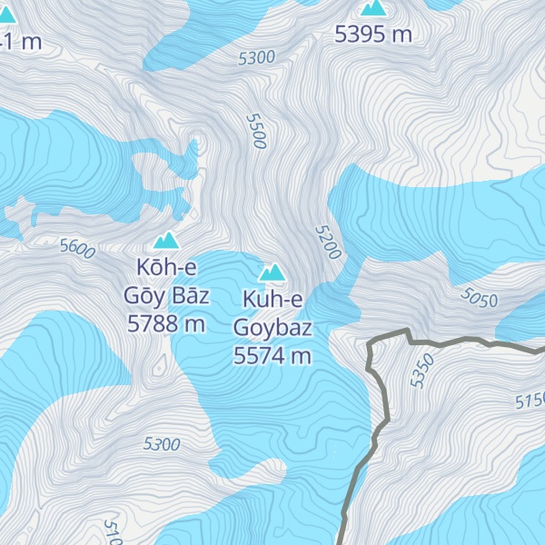 Map of Kuh-e Goybaz