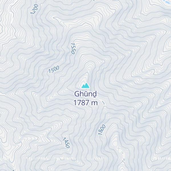Map of Ghūnḏ