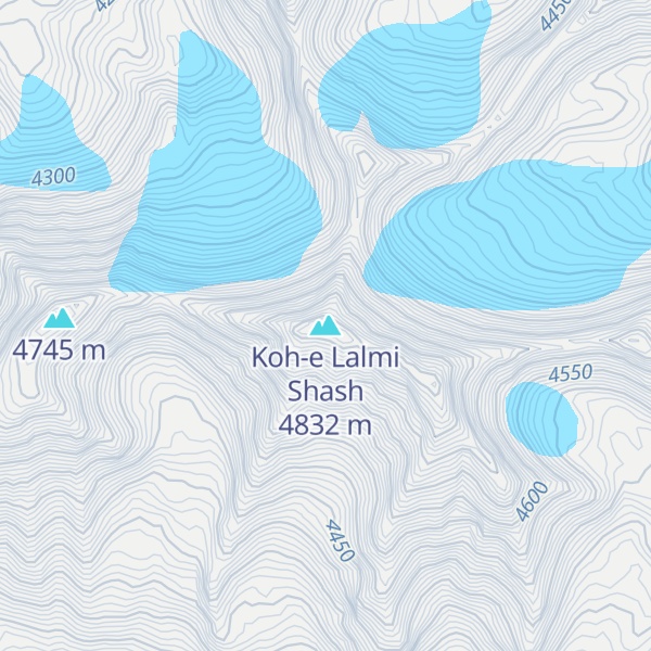 Map of Koh-e Lalmi Shash