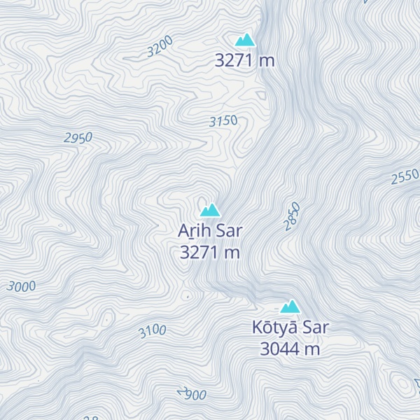 Map of Aṟih Sar