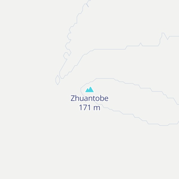 Map of Zhuantobe
