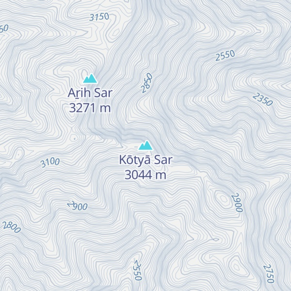 Map of Kōtyā Sar