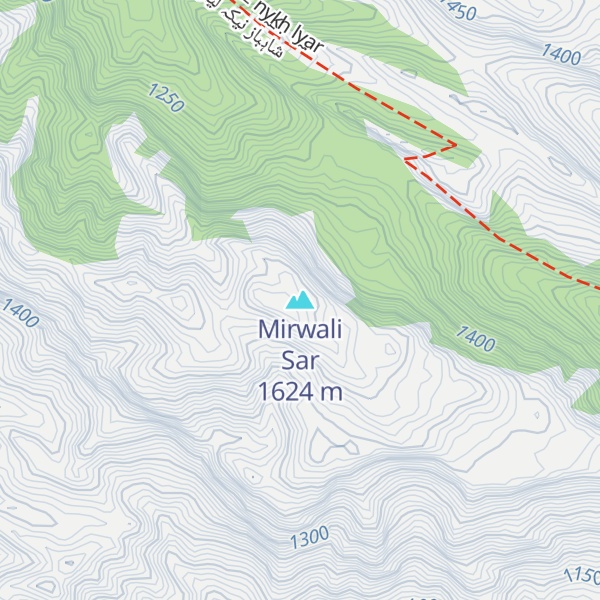 Map of Mirwali Sar