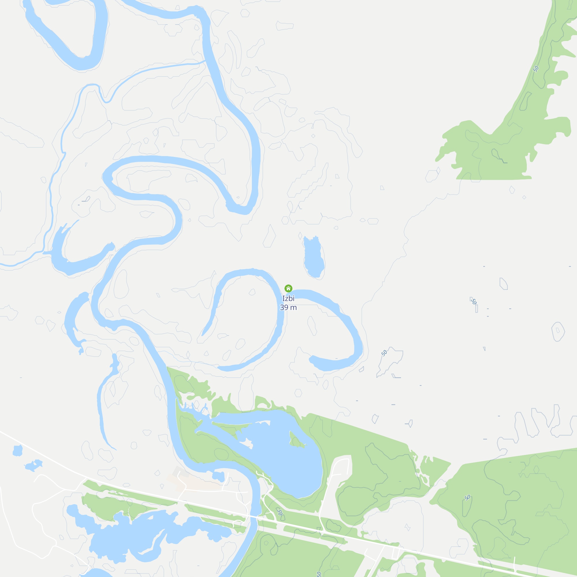 Izbi map
