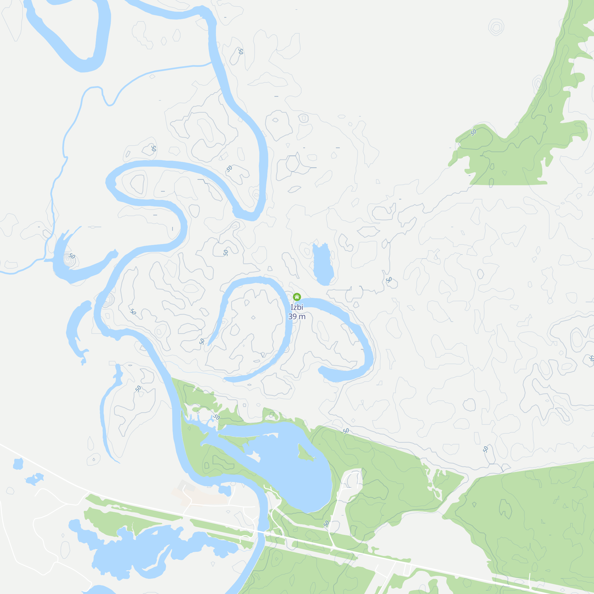 Izbi map
