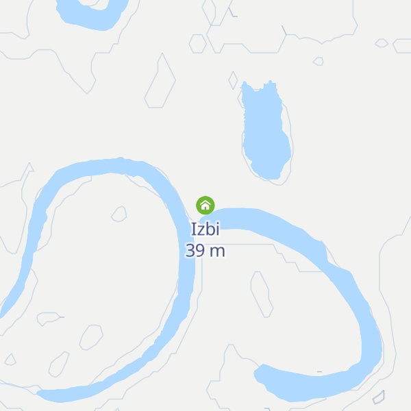 Map of Izbi
