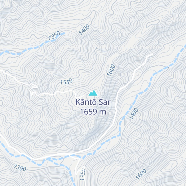 Map of Kāntō Sar
