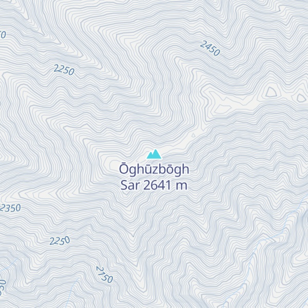 Map of Ōghūzbōgh Sar