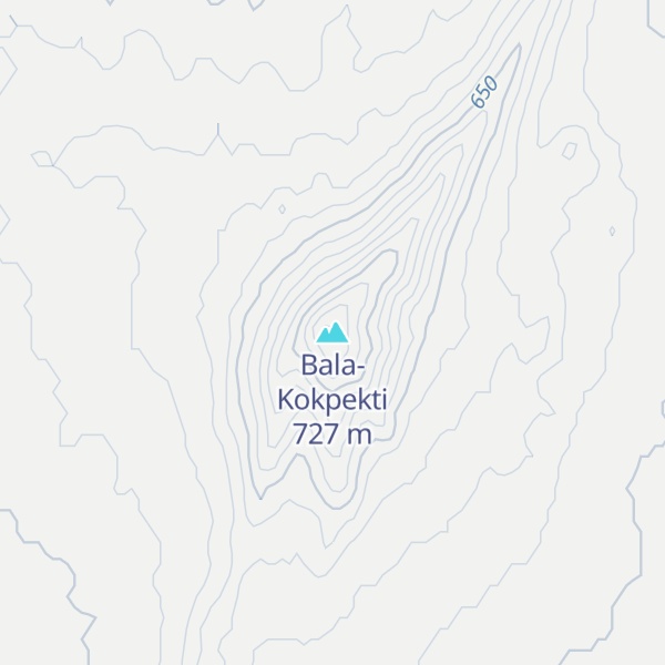 Map of Bala-Kokpekti