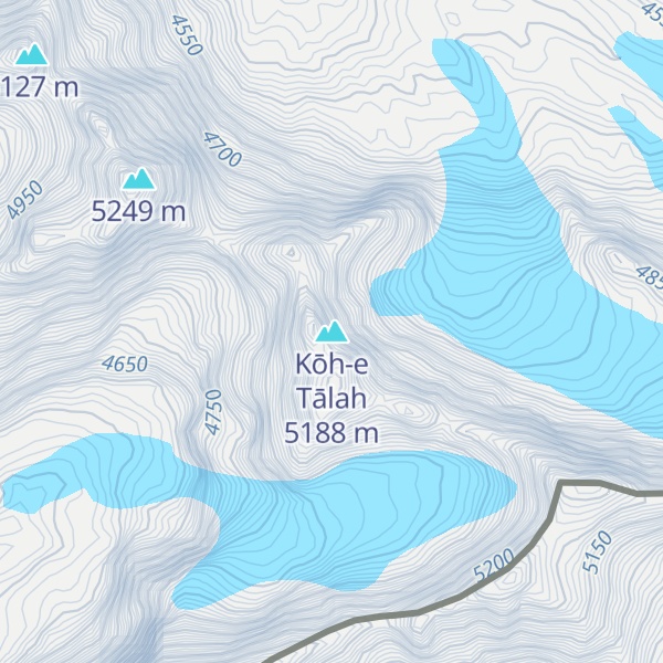 Map of Kōh-e Tālah