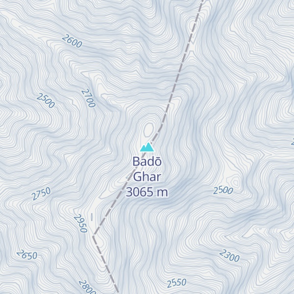 Map of Badō Ghar