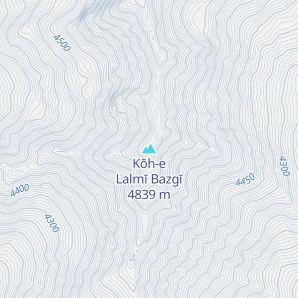 Map of Kōh-e Lalmī Bazgī