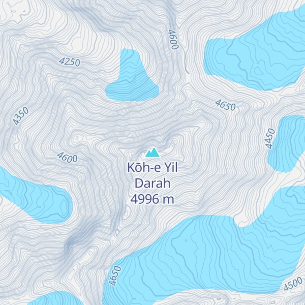 Map of Kōh-e Yil Darah