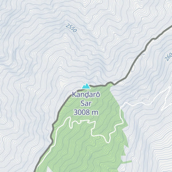 Map of Kanḏarō Sar