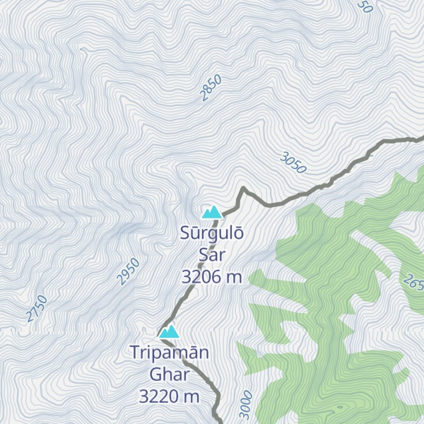 Map of Sūrgulō Sar