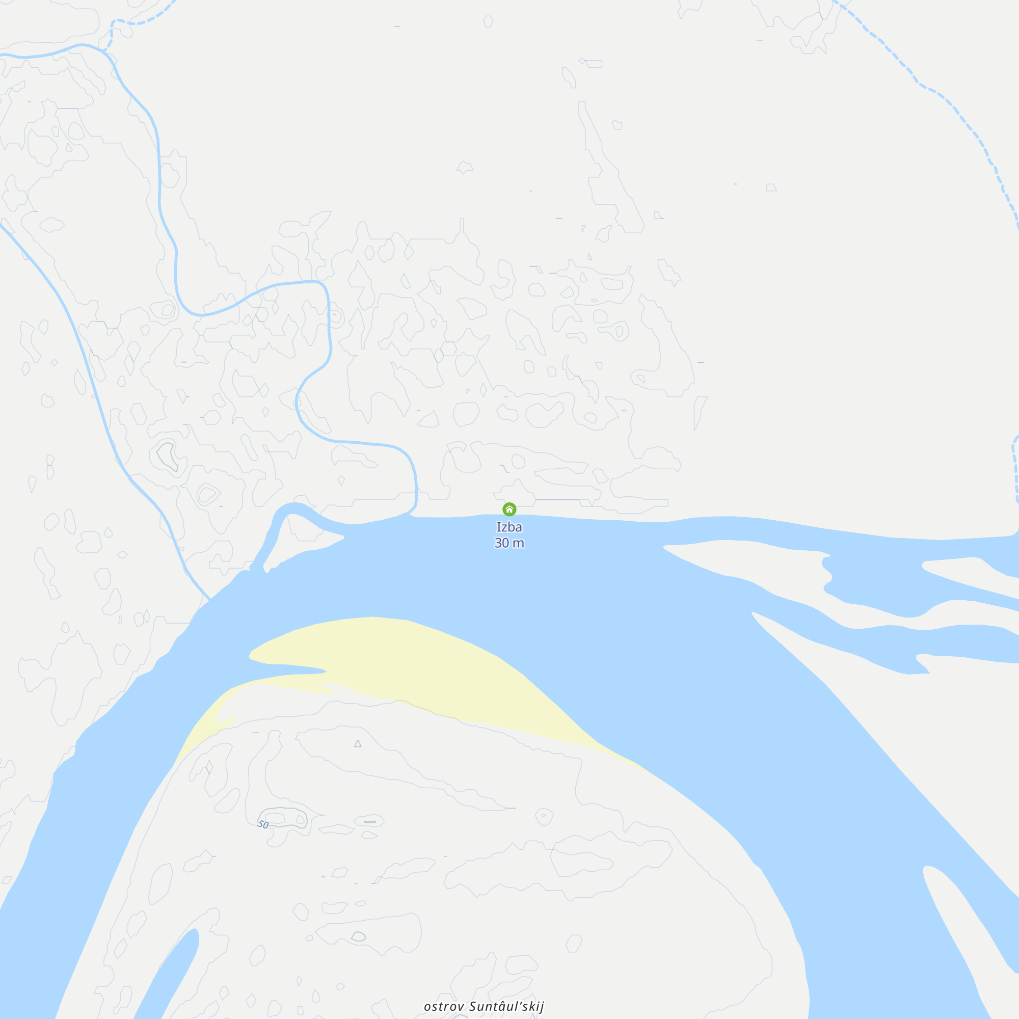 Izba map