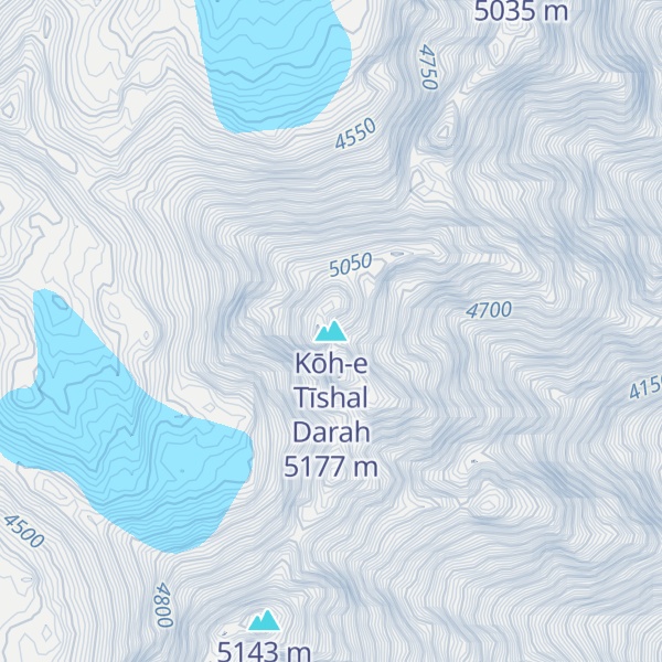 Map of Kōh-e Tīshal Darah