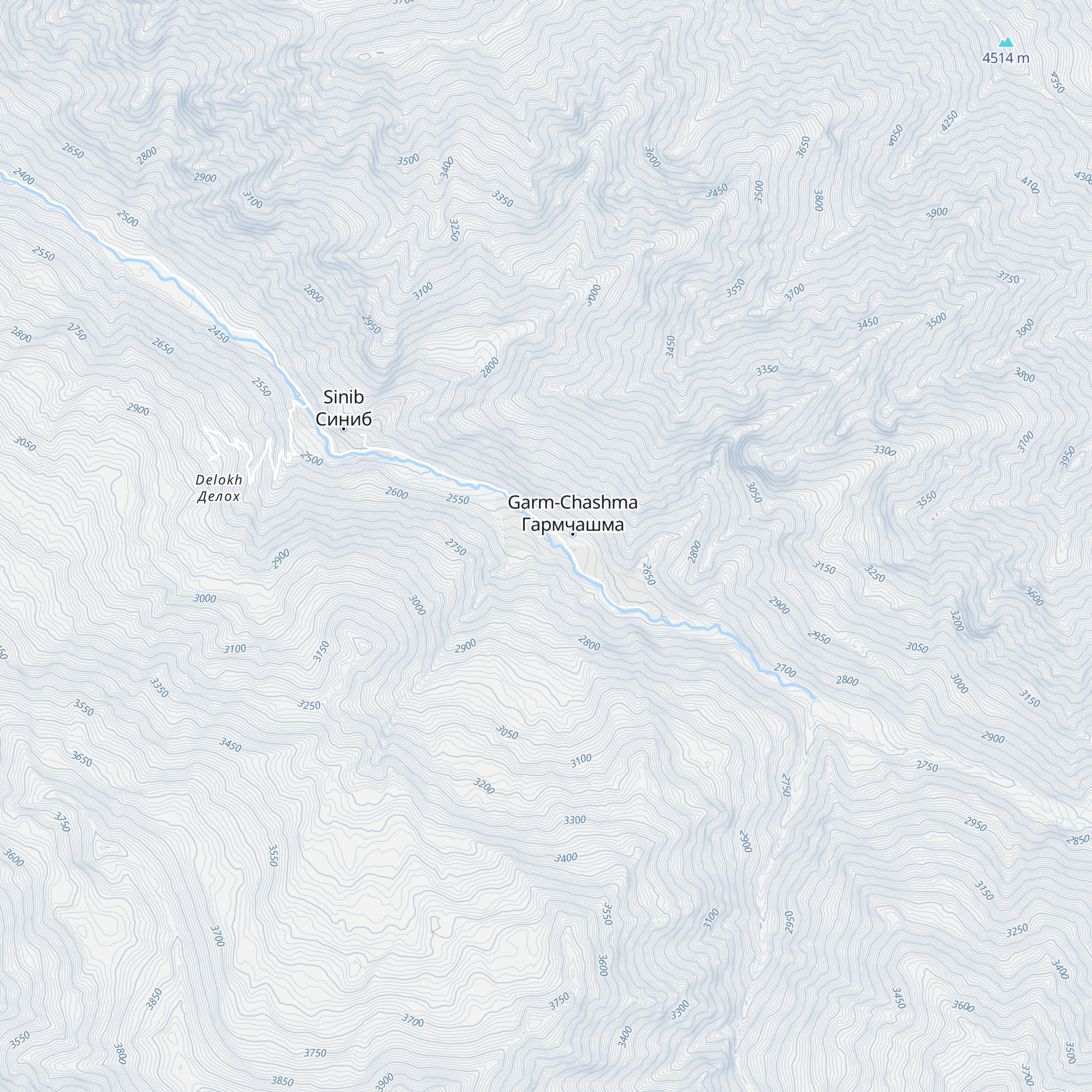 Sanatorii Garmchashma map
