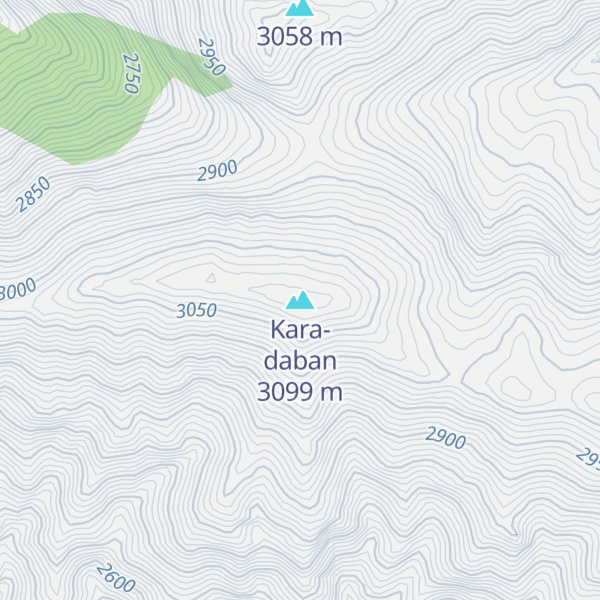 Map of Kara-daban