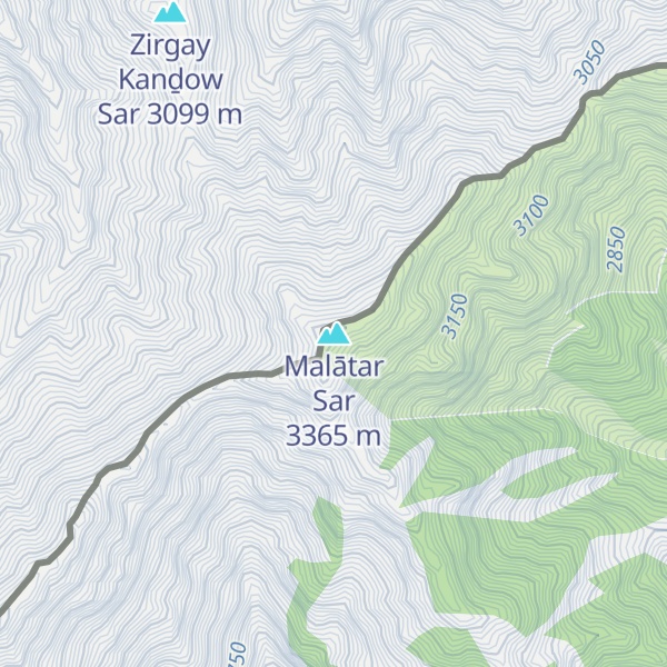 Map of Malātar Sar