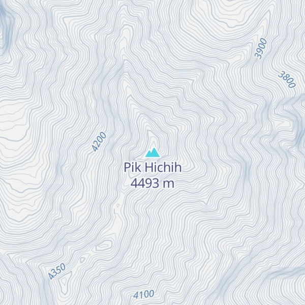Map of Pik Hichih