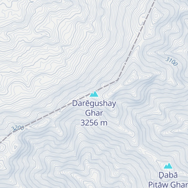 Map of Darēgushay Ghar